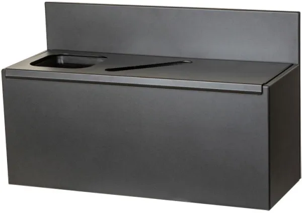 Sortierstation mit 3 Inneneimern 3x15L schwarz